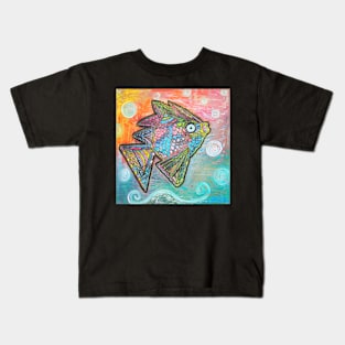 Psychedelic Fish Kids T-Shirt